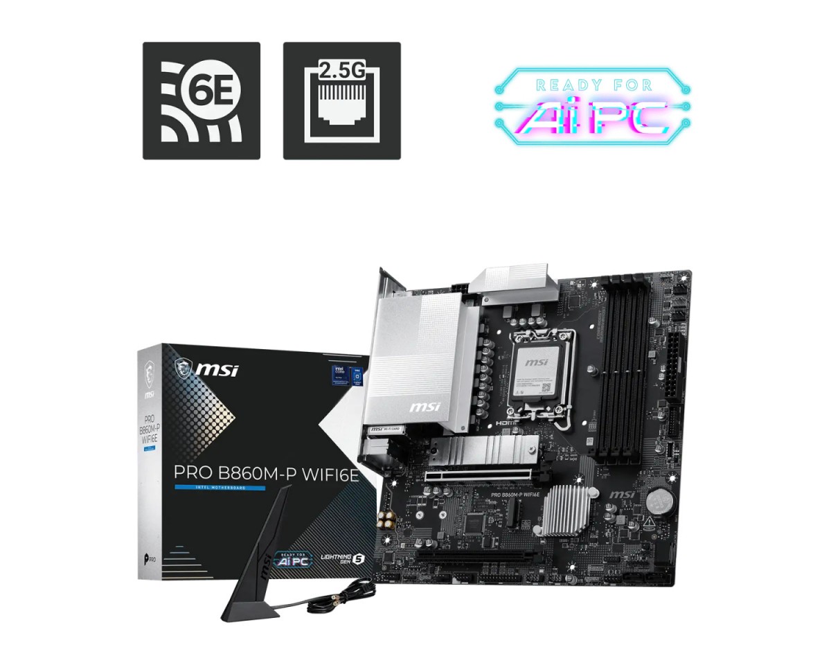MSI  Motherboard PRO B860M-P WIFI6E am5