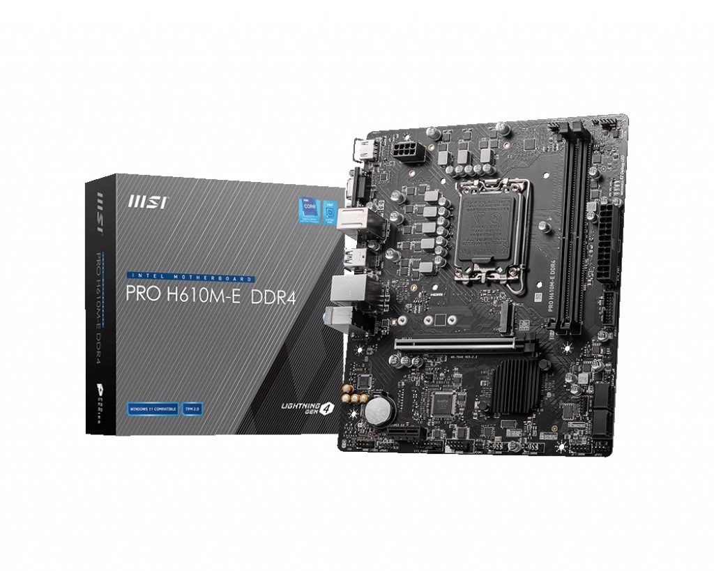MSI  PRO H610M-E s1700 DDR4 HDMI