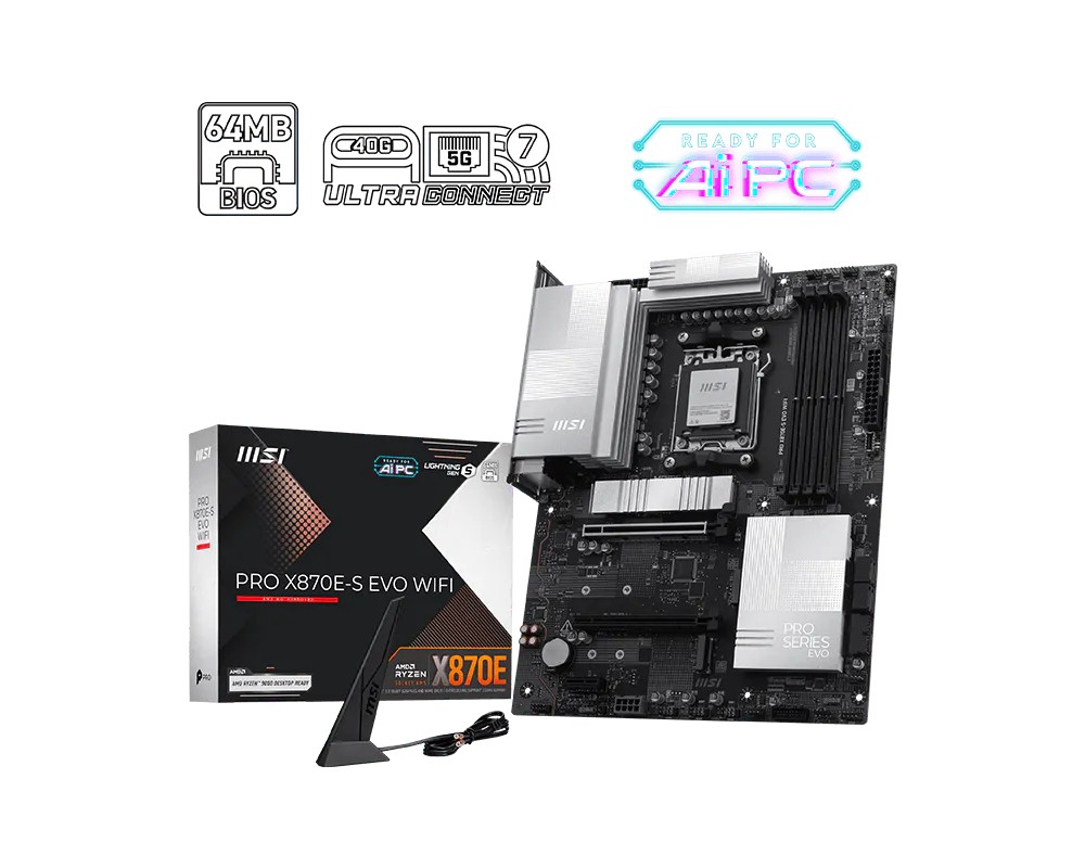MSI  Motherboard PRO X870E-S EVO WIFI