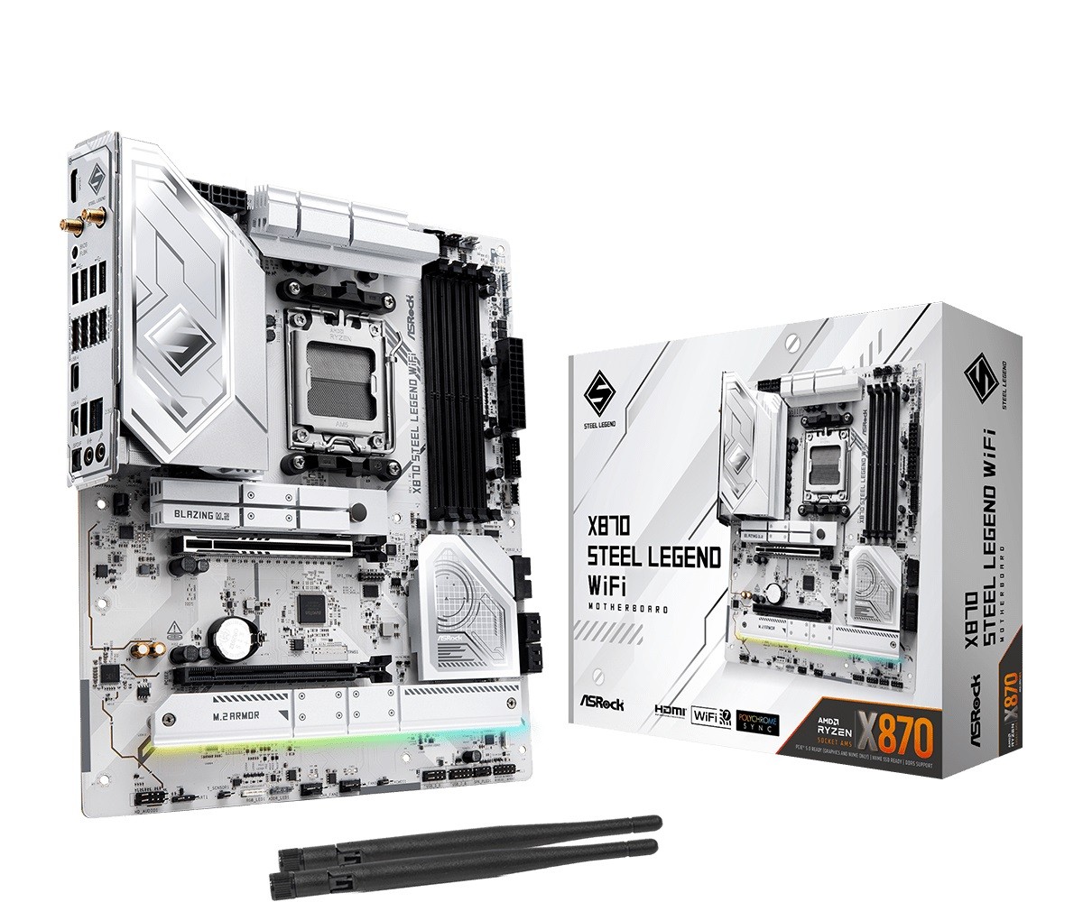 ASRock  Motherboard X870 STEEL LEGEND WIFI
