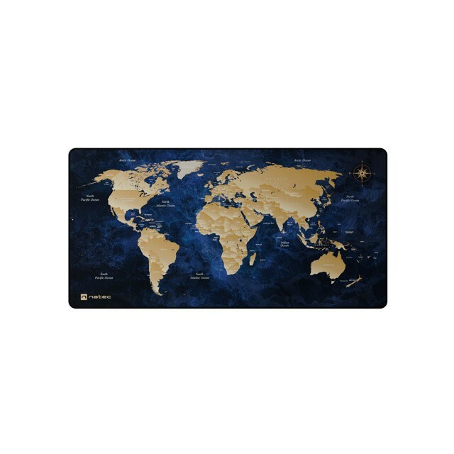 NATEC  MOUSE PAD WOLRD DEEP BLUE
