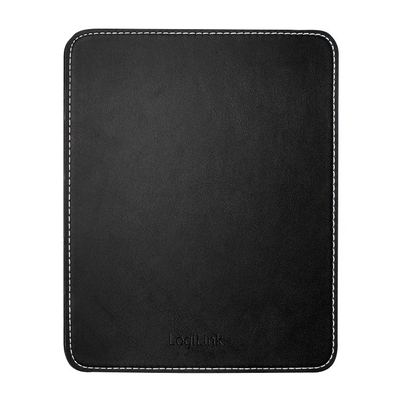LogiLink  Mousepad in leather design, black