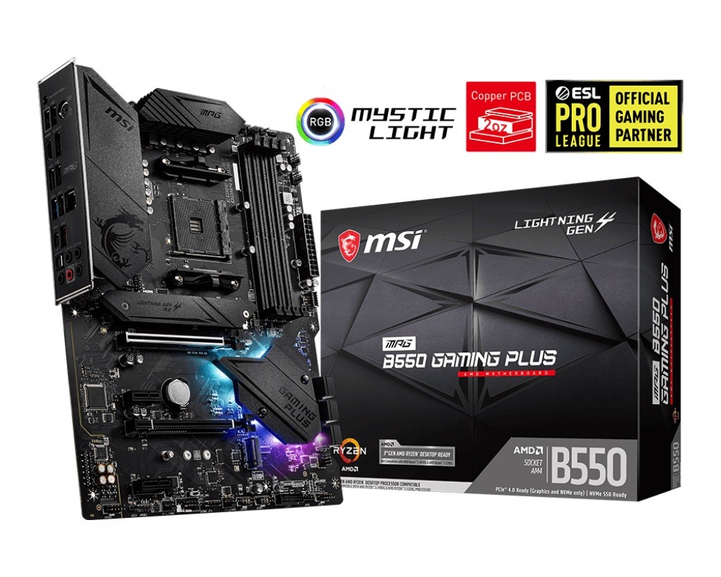 MSI  MPG B550 GAMING PLUS AM4