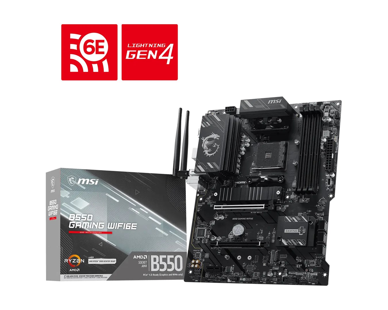 MSI  B550 GAMING WIFI6E motherboard AMD