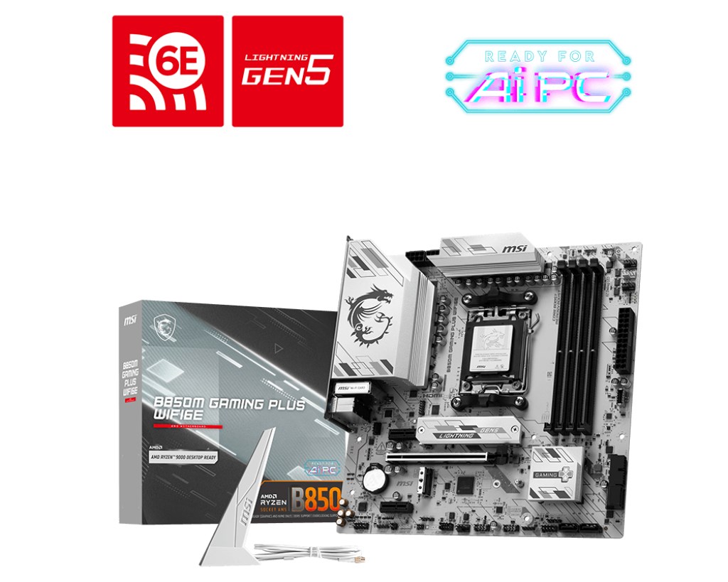 MSI  B850M GAMING PLUS WIFI6E motherboard