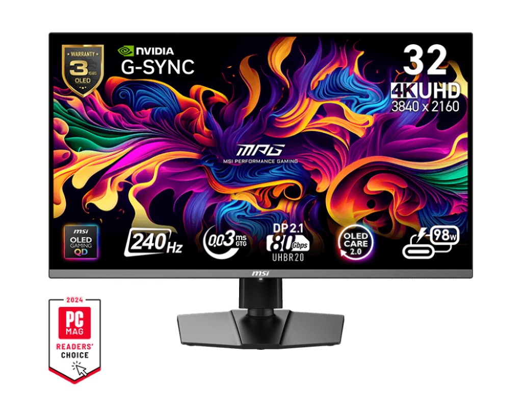 MSI  MPG 322URX QD-OLED computer monitor