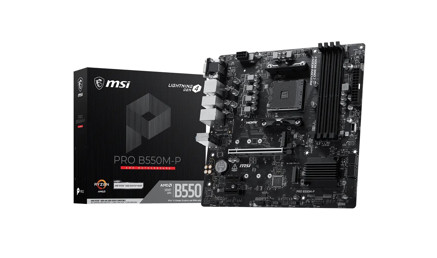 MSI  PRO B550M-P motherboard | PRO