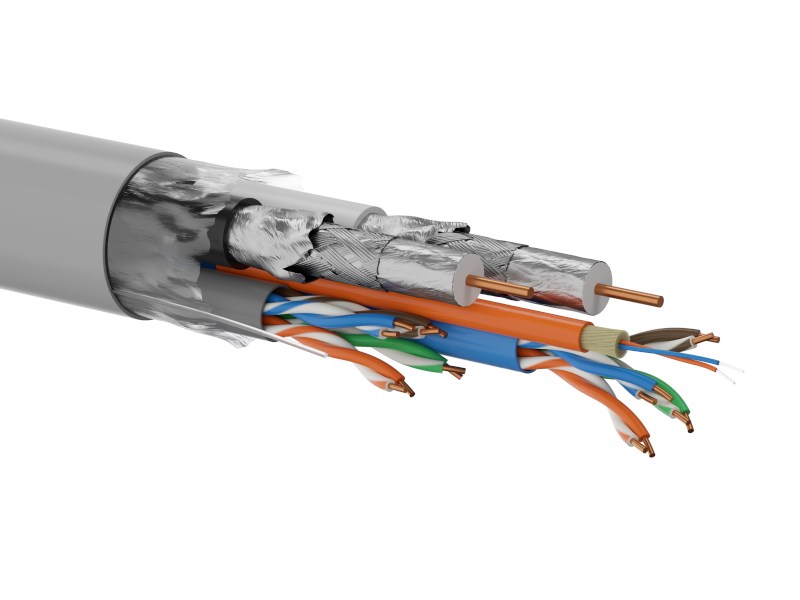 Q-LANTEC Multikabel  Multimedia 2 x U/UTP