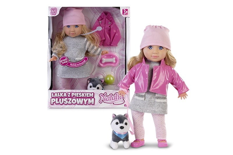 Artyk  Natalia doll with a plush