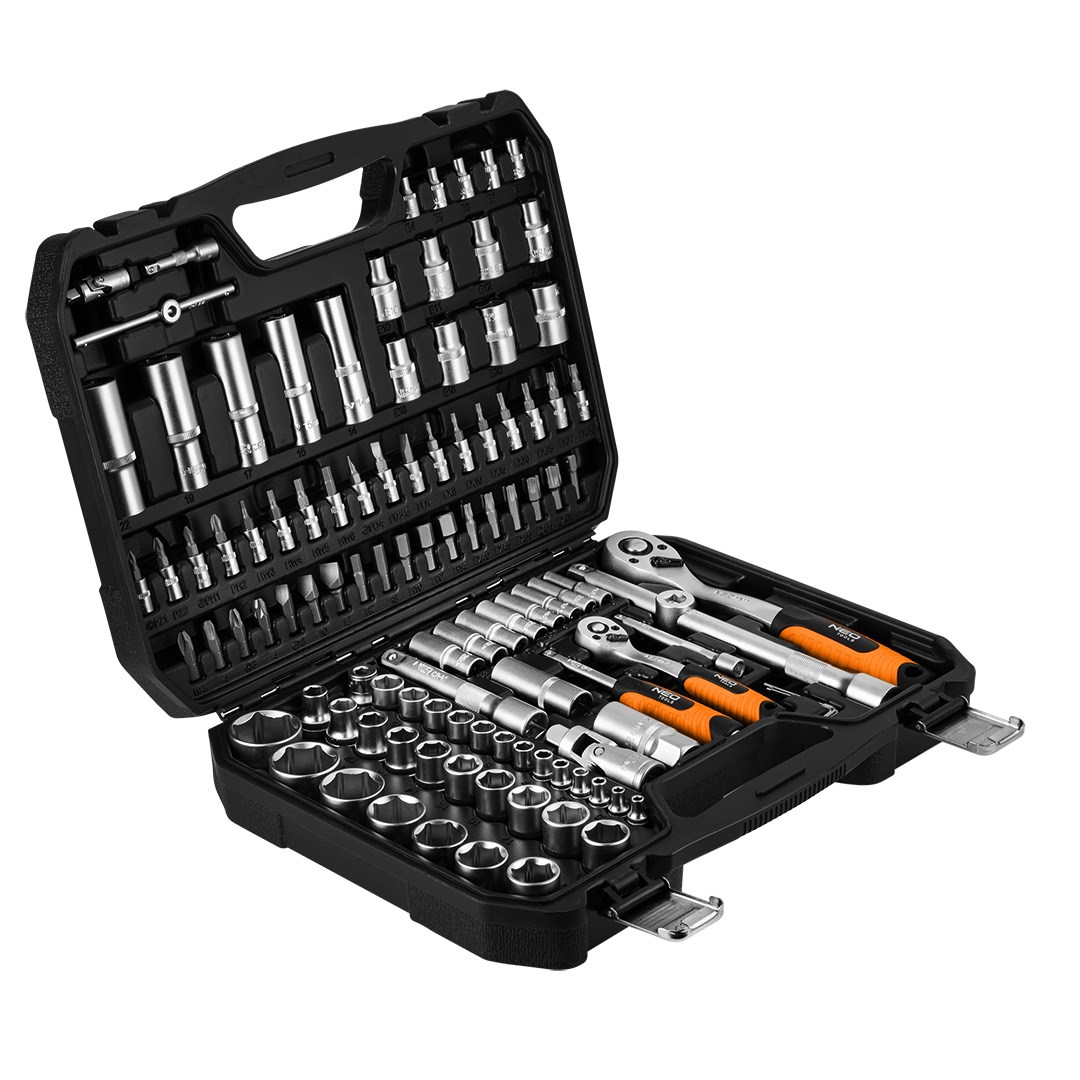 NEO TOOLS Socket Set 1/2", 1/4"