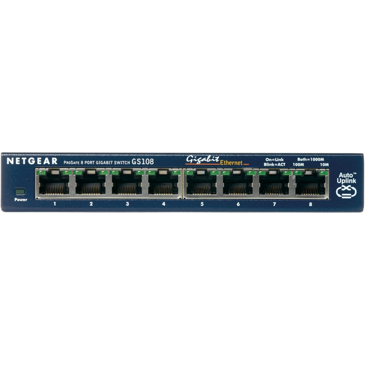 NETGEAR  GS108GE network switch Unmanaged Gigabit