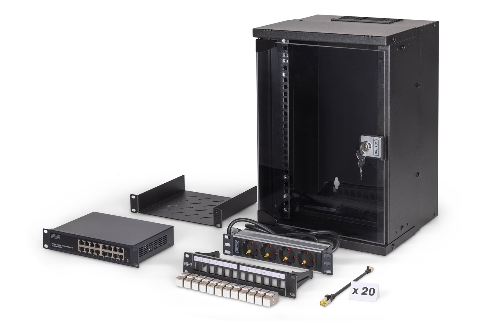 Digitus Network pack 10", 9U rack
