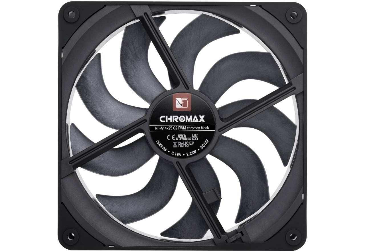 Noctua NF-A14x25 G2 PWM chromax.black