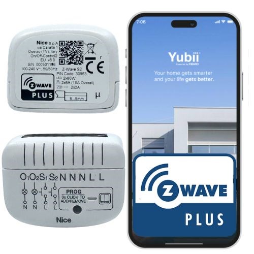 Nice  Z-Wave On/Off-Control 2 dual-channel relay