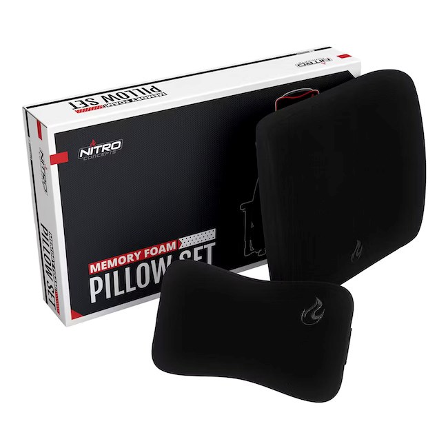 NITRO CONCEPTS  Memory Foam Pillow Set