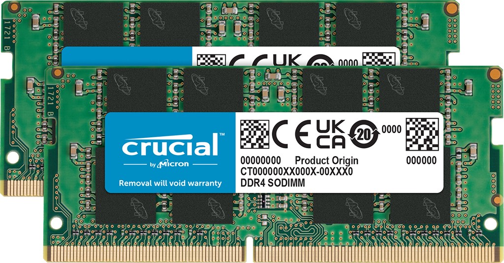 CRUCIAL Notebook memory DDR4 SODIMM 32GB/3200