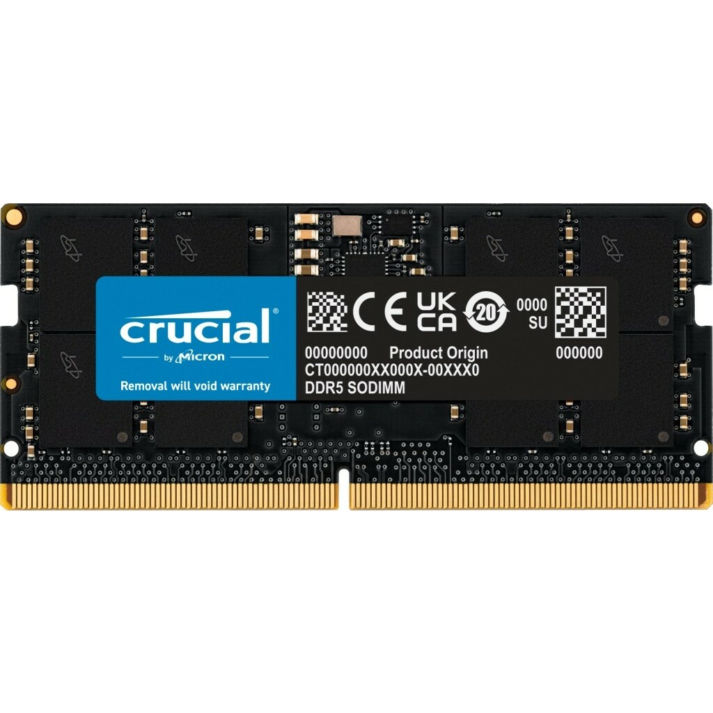 CRUCIAL  Notebook memory DDR5 SODIMM 16GB/4800