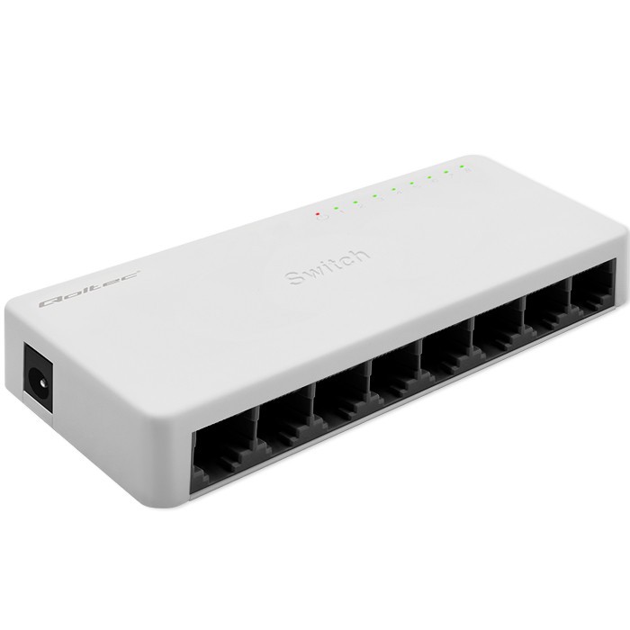Qoltec  Nrtwork SWITCH 8xRJ45 port 100Mbps