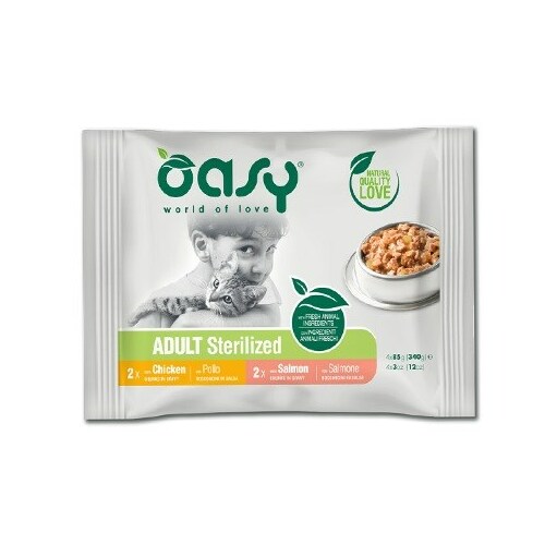 Oasy Chunks in gravy Multipack Sterilized