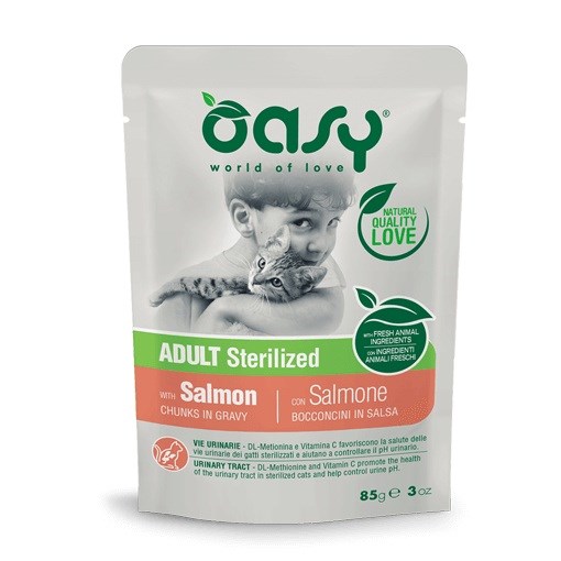 Oasy Chunks in gravy Sterilized Salmon