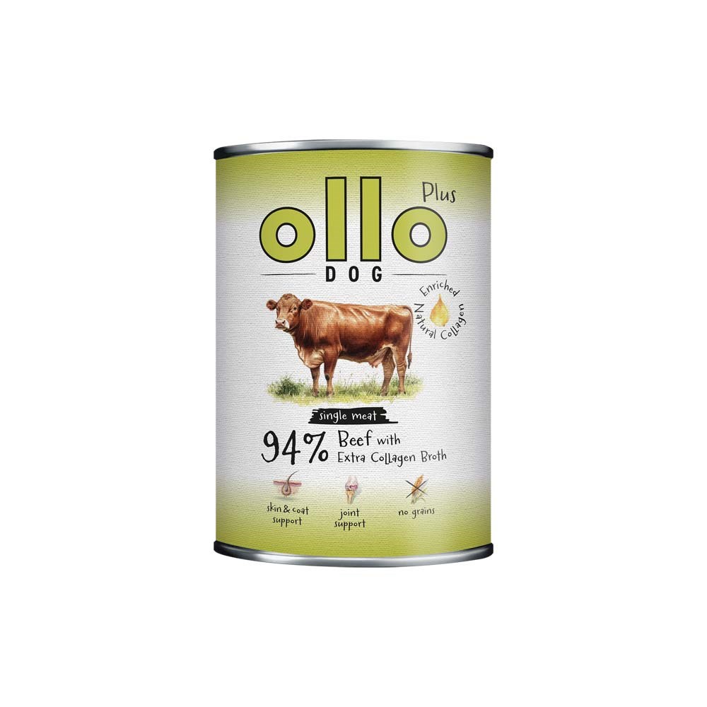 OLLO  Plus Collagen Beef - wet