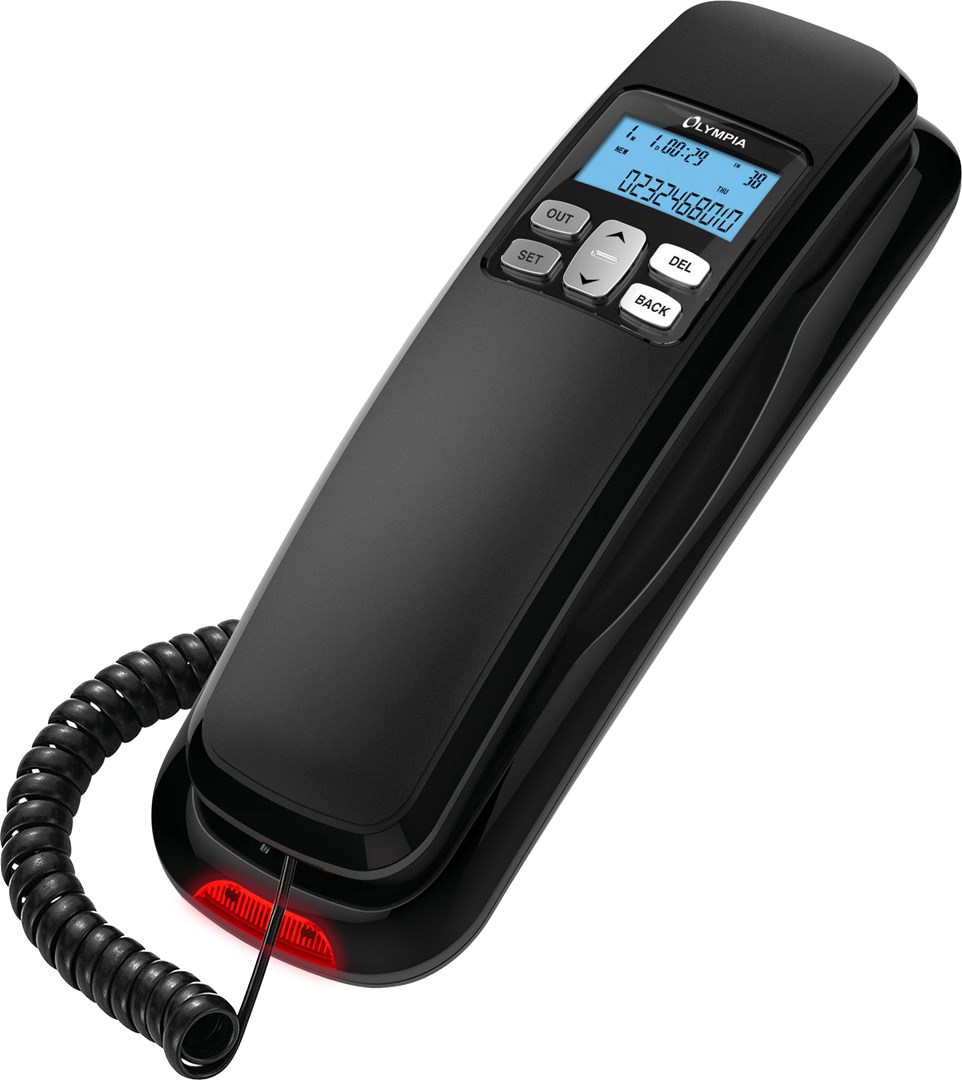 OLYMPIA 4510 Analog telephone Black, Red