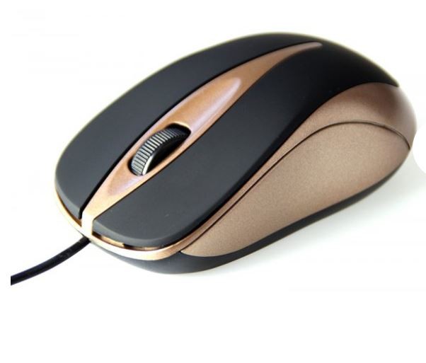 Media-Tech  Optical mouse Plano black-gold |