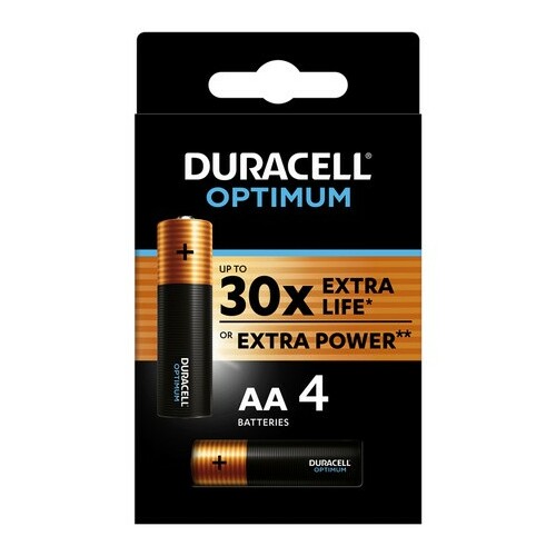 Duracell  Optimum AA LR6 batteries blister