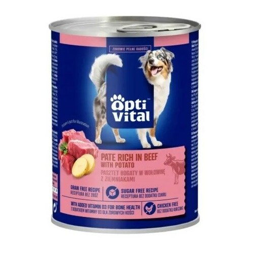 OptiVital  Pork pâté, rich in beef