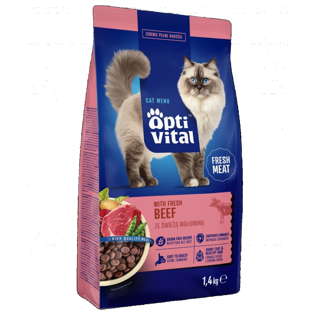 OptiVital  With fresh beef - dry