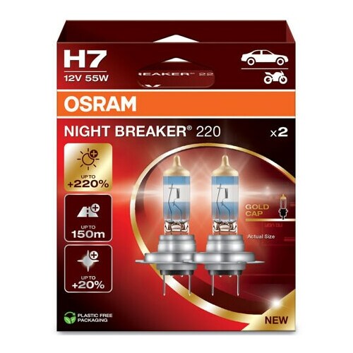 OSRAM NIGHT BREAKER 220 H7 CAR
