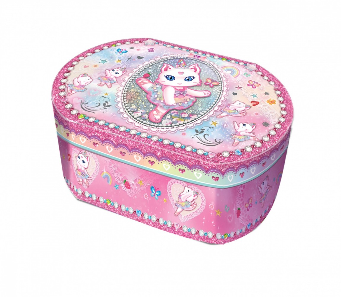 Pulio  Oval music box Pecoware -