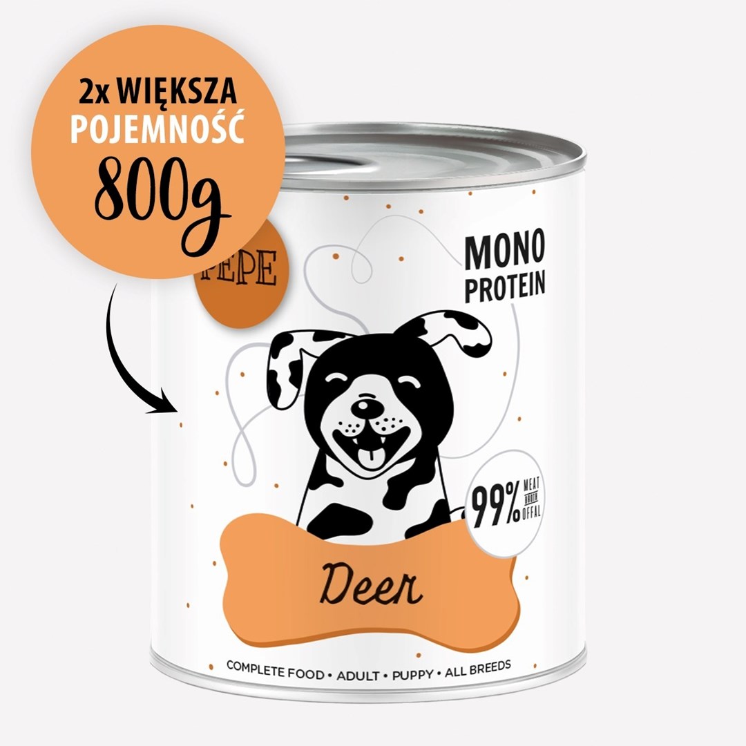 PAKA ZWIERZAKA  PEPE Venison mono -