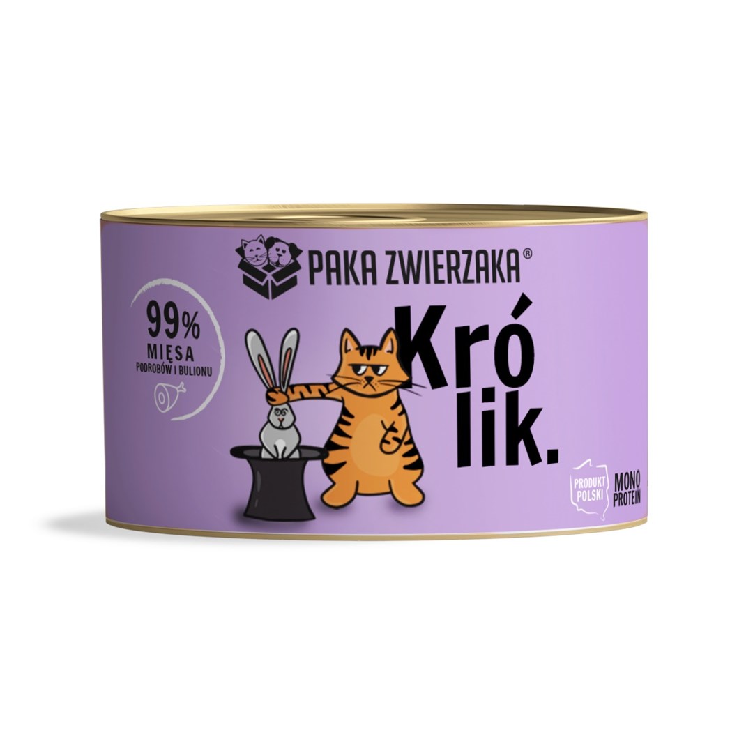 PAKA ZWIERZAKA Rabbit - wet cat