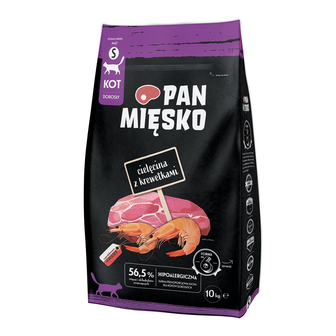 PAN MIĘSKO Veal with shrimps S