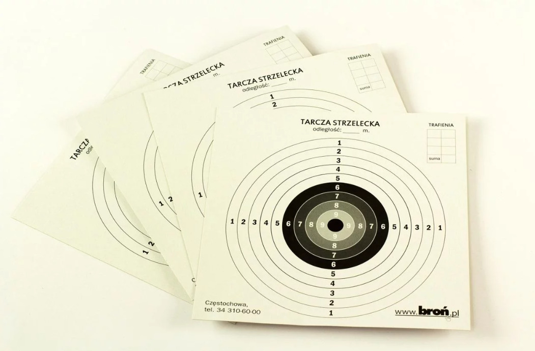 Broń.pl Paper discs 14x14  cm