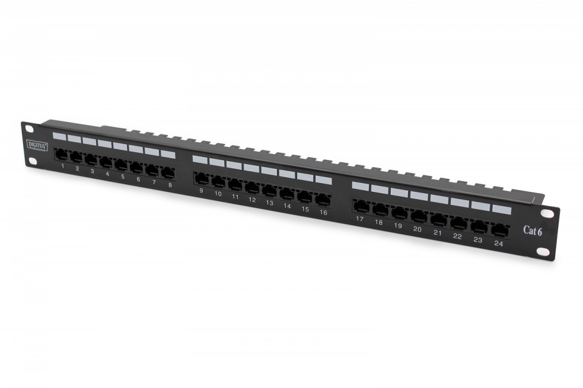 Digitus  Patch panel 19`` 24x RJ45