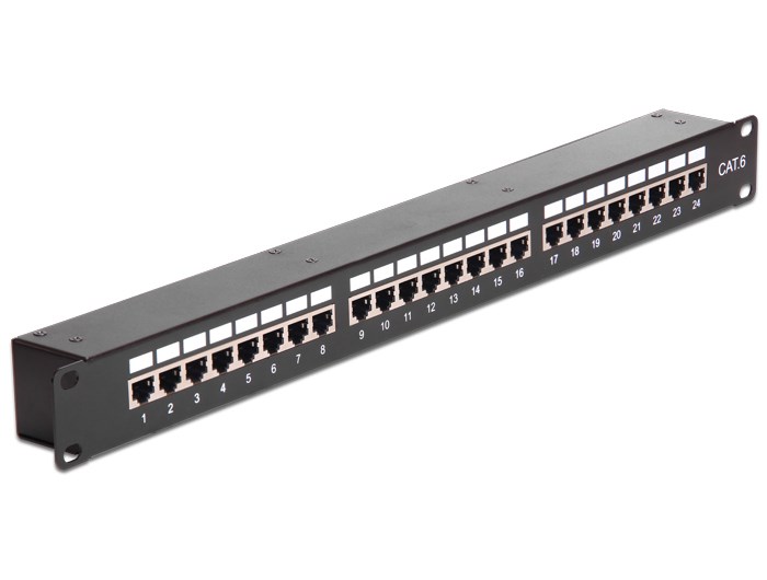 Delock Patch Panel Cat6 Rack Mount