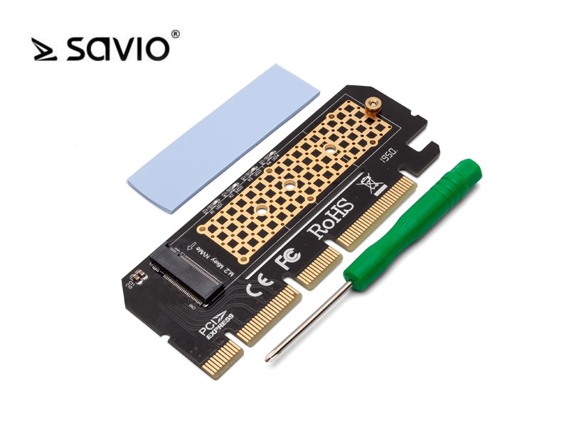 SAVIO PCI-E to M2 NVME Adapter