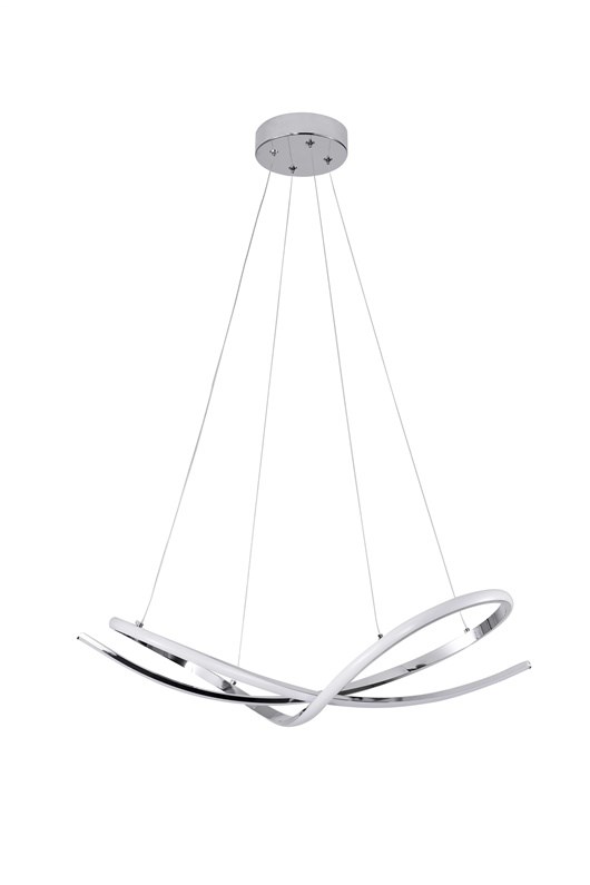 No name PENDANT LAMP40W62X31X120CM4000K | 19602P-CHR