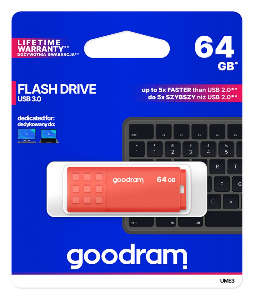 GOODRAM Pendrive UME3 64GB USB 3