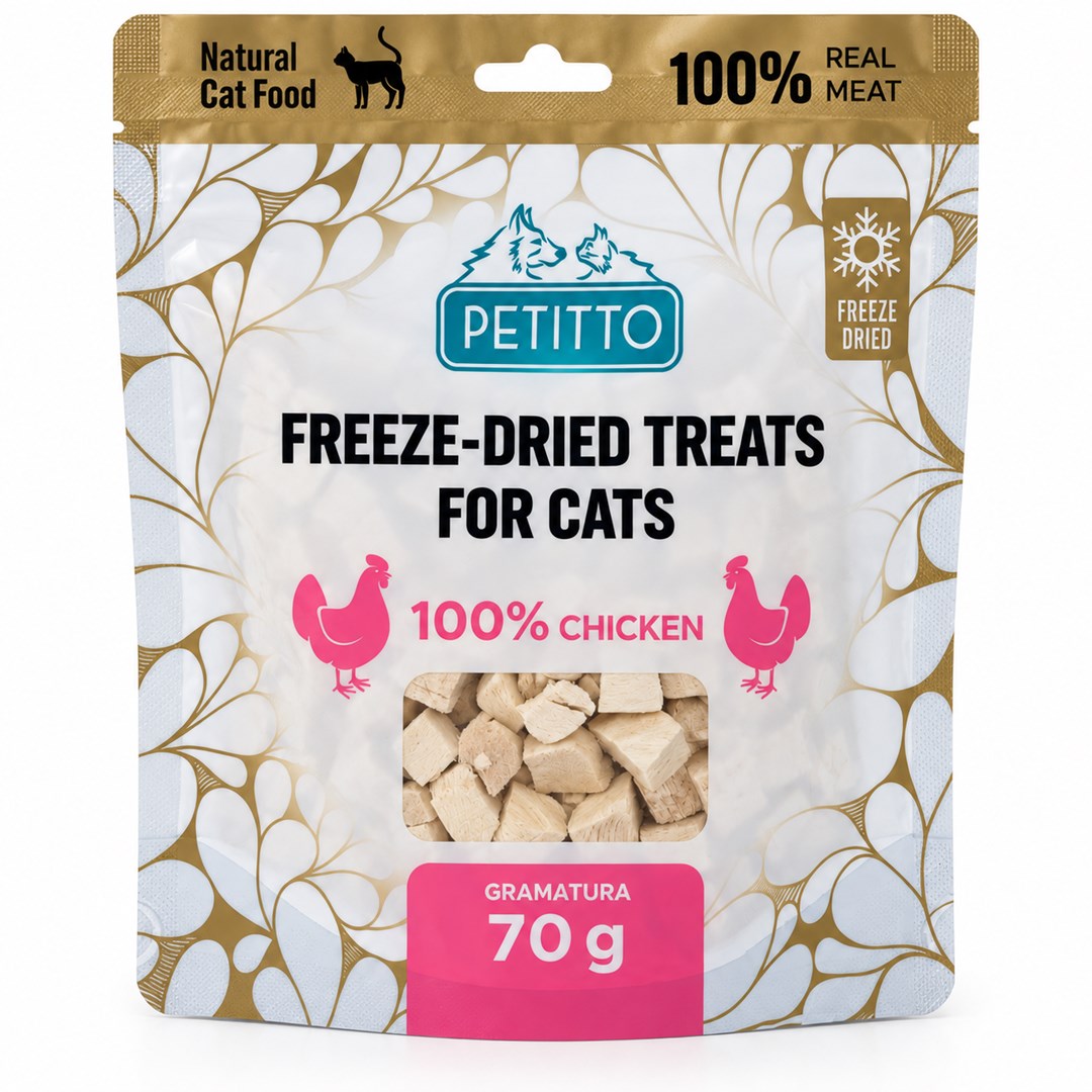 PETITTO Freeze-dried chicken treats Mono -