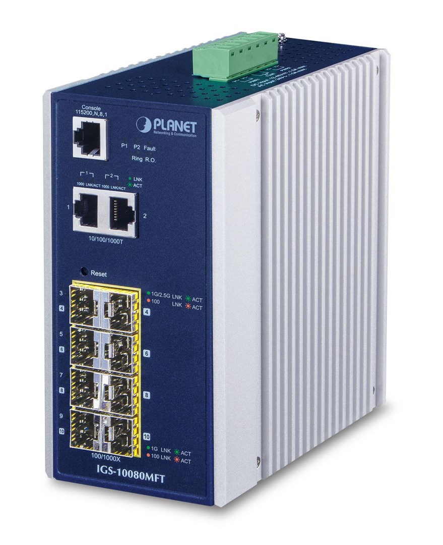 Planet  IGS-10080MFT network switch Managed Gigabit