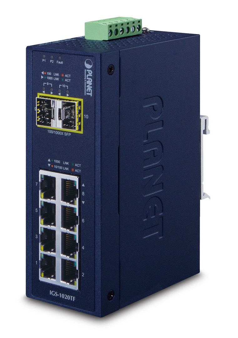 Planet IGS-1020TF network switch Unmanaged Gigabit