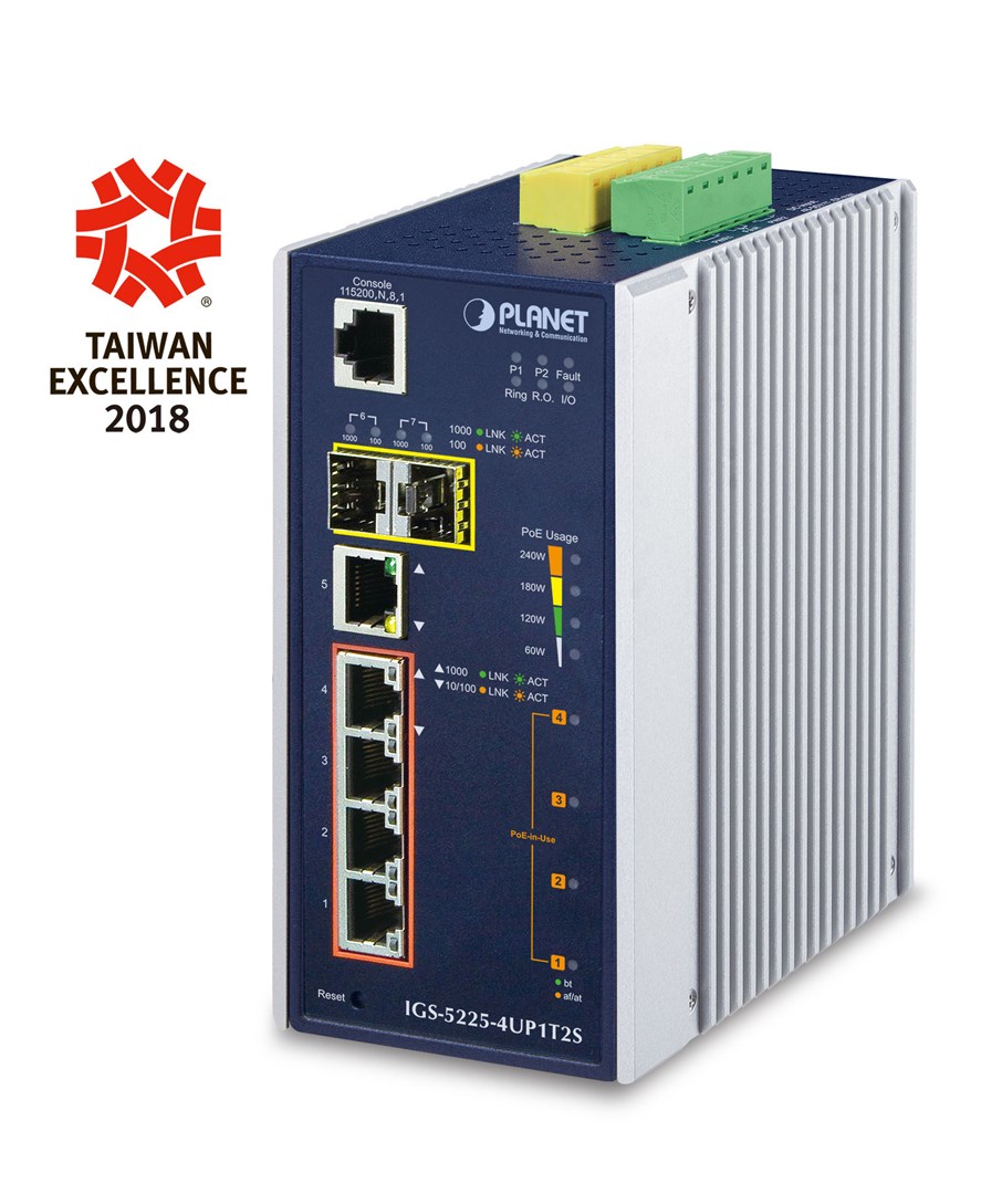 Planet  IGS-5225-4UP1T2S network switch Managed L2+