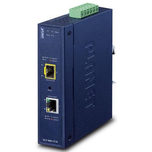 Planet  Industrial 1-Port network media converter