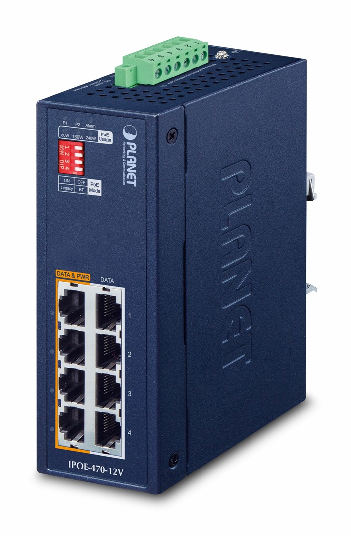No name PLANET IP30 Industrial 4-port