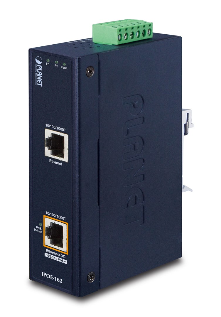 Planet  IPOE-162 PoE adapter Gigabit Ethernet