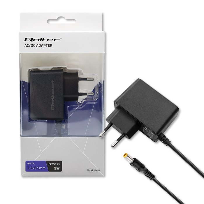Qoltec Plug in power supply 9W