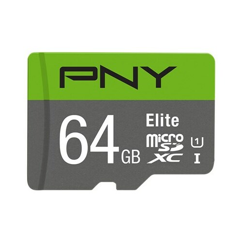 PNY  MicroSDXC Elite 64GB P-SDUX64U185GW-GE |